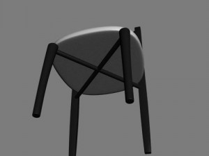 plas chair Modèle 3D