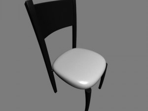 plas chair Modèle 3D