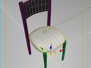 plas chair Modèle 3D