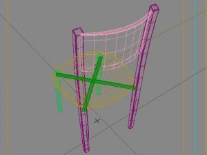 plas chair Modèle 3D