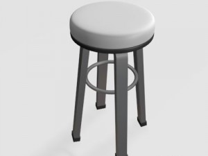 stool bar2 3D Model