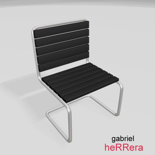 tub chair 3D Model .c4d .max .obj .3ds .fbx .stl .blend