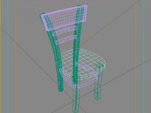 wood chair 3D Model