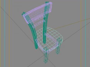 wood chair 3D Model