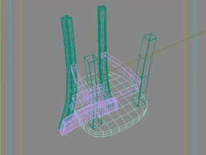 wood chair 3D Model