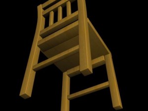 wood chair 3D Модель