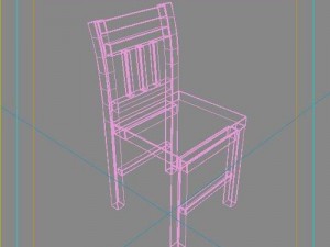 wood chair 3D Модель