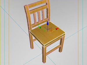 wood chair 3D Модель