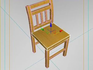 wood chair 3D Model