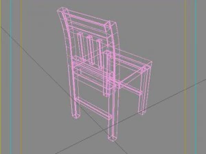 wood chair 3D Model