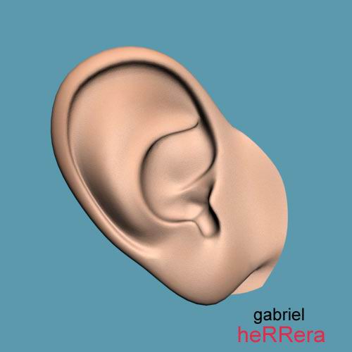ear Modelo 3D .c4d .max .obj .3ds .fbx .stl .blend 