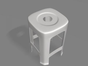 stool bar 3D Model