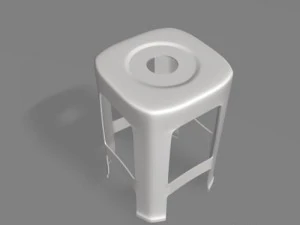 tabouret de bar Modèle 3D