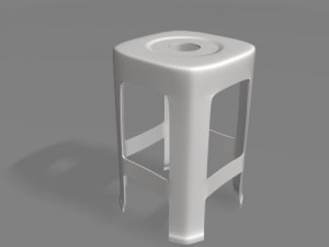 stool bar Model 3D