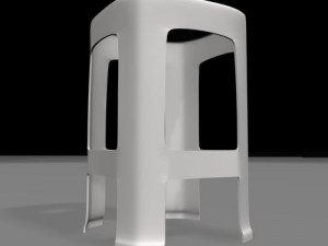 stool bar Model 3D