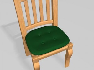 wood chair 3Dモデル