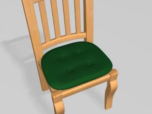 wood chair 3D Model