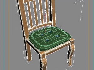 wood chair 3Dモデル