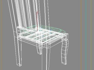 wood chair 3Dモデル