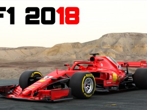 f1 ferrari sf71h 2018 3D Model