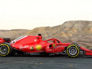 f1 ferrari sf71h 2018 3D Model