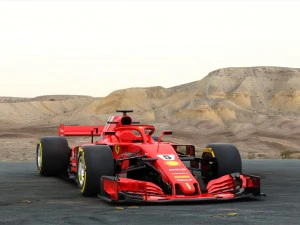 f1 ferrari sf71h 2018 3D Model
