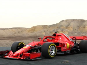 f1 ferrari sf71h 2018 3D Model