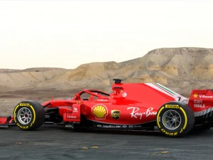 f1 ferrari sf71h 2018 3D Model