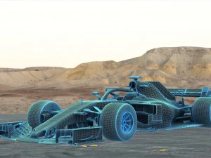 f1 ferrari sf71h 2018 3D Model