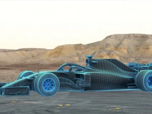 f1 ferrari sf71h 2018 3D Model