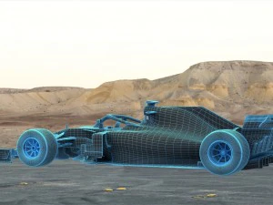 f1 ferrari sf71h 2018 3D Model