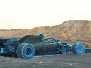 f1 ferrari sf71h 2018 3D Model