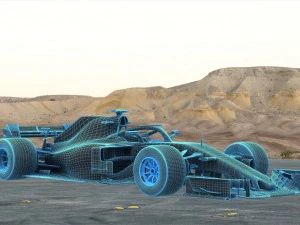 f1 ferrari sf71h 2018 3D Model