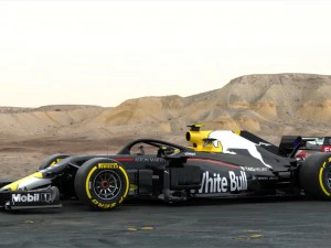 f1 white bull rb14 2018 3D Model