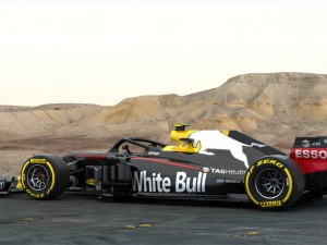 f1 white bull rb14 2018 3D Model