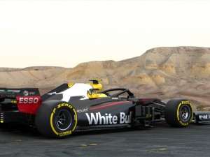 f1 white bull rb14 2018 3D 模型