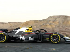 f1 white bull rb14 2018 3D Model