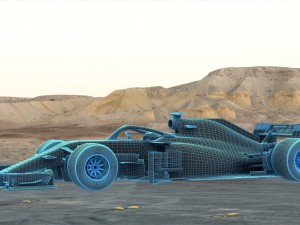 f1 white bull rb14 2018 3D 模型