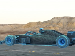 f1 white bull rb14 2018 3D 模型