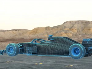 f1 white bull rb14 2018 3D Model
