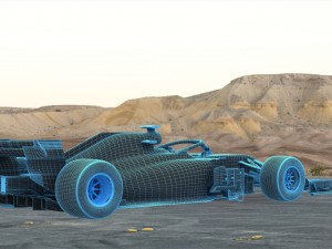 f1 white bull rb14 2018 3D 模型