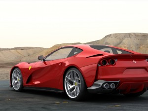 ferrari 812 superfast 2018 3D Модель