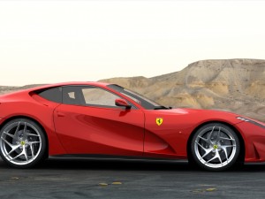 ferrari 812 superfast 2018 3D Модель