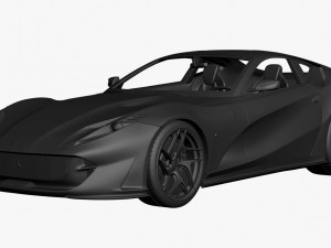 ferrari 812 superfast 2018 3D Модель