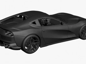 ferrari 812 superveloce 2018 Modello 3D