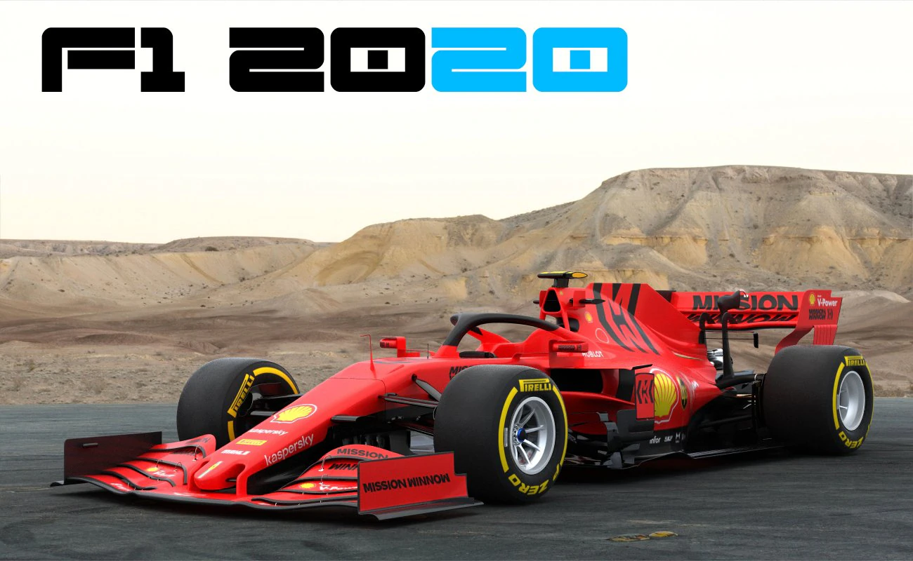 f1 ferrari sf1000 season 2020 3D Model .c4d .max .obj .3ds .fbx .stl .blend 