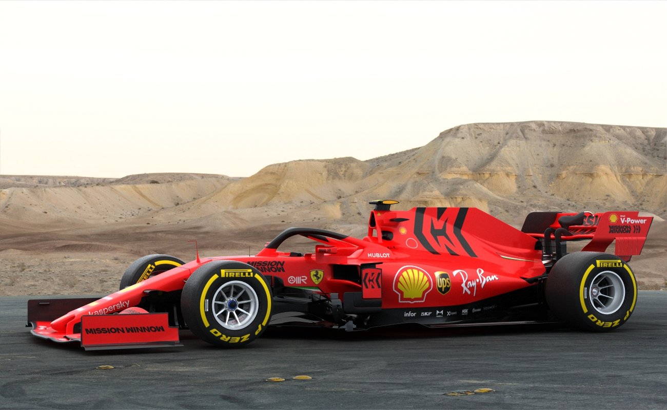 f1 ferrari sf1000 season 2020 3D Модель in Карт 3DExport