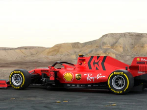 f1 ferrari sf1000 season 2020 3D Model