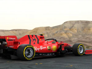 f1 ferrari sf1000 season 2020 3D Model