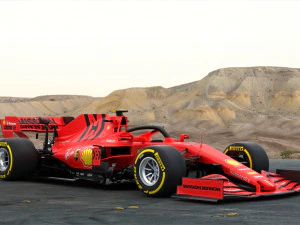 f1 ferrari sf1000 season 2020 3D Model